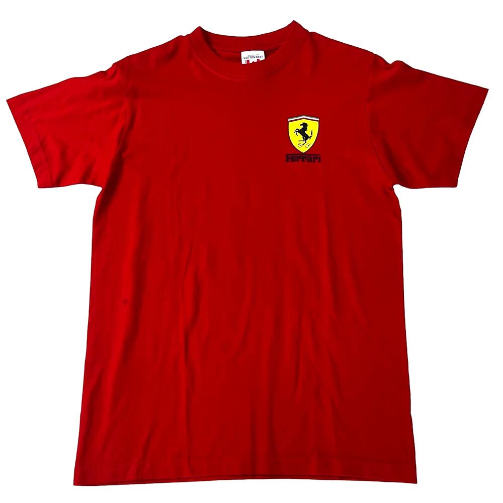 Ferrari Men's SM Logo Red Graphic T-shirt